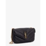 YSL LOULOU MINI LEATHER SHOULDER BAG WITH CHEVRON STITCHINGS - Image 5