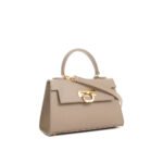 Carbotti Greta leather Handbag taupe