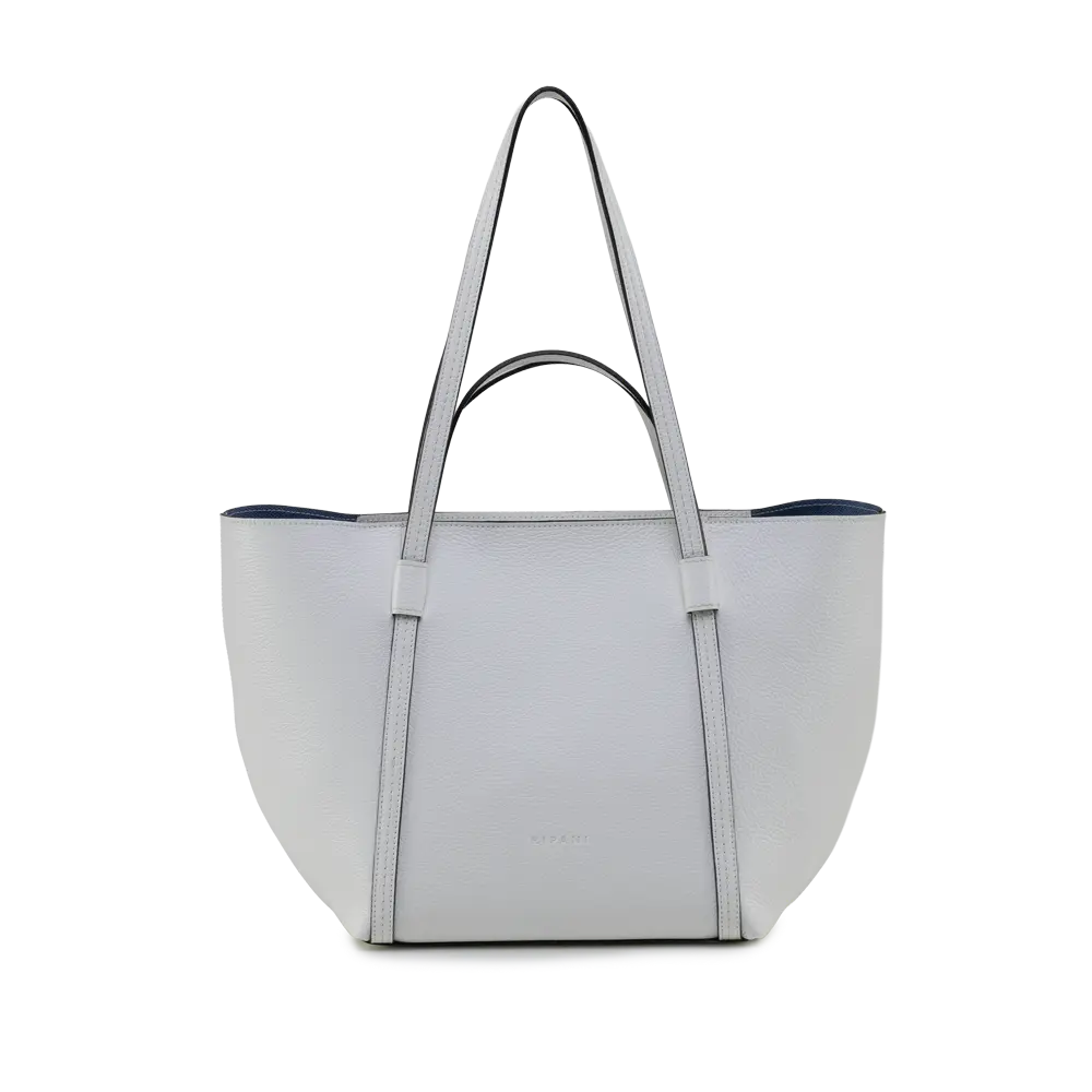 CAB7031F-C77C-4406-A535-2152B408D428 RIPANI Saki L Damen Handtasche aus Echtleder – Bianco | Made in Italy - Image 1